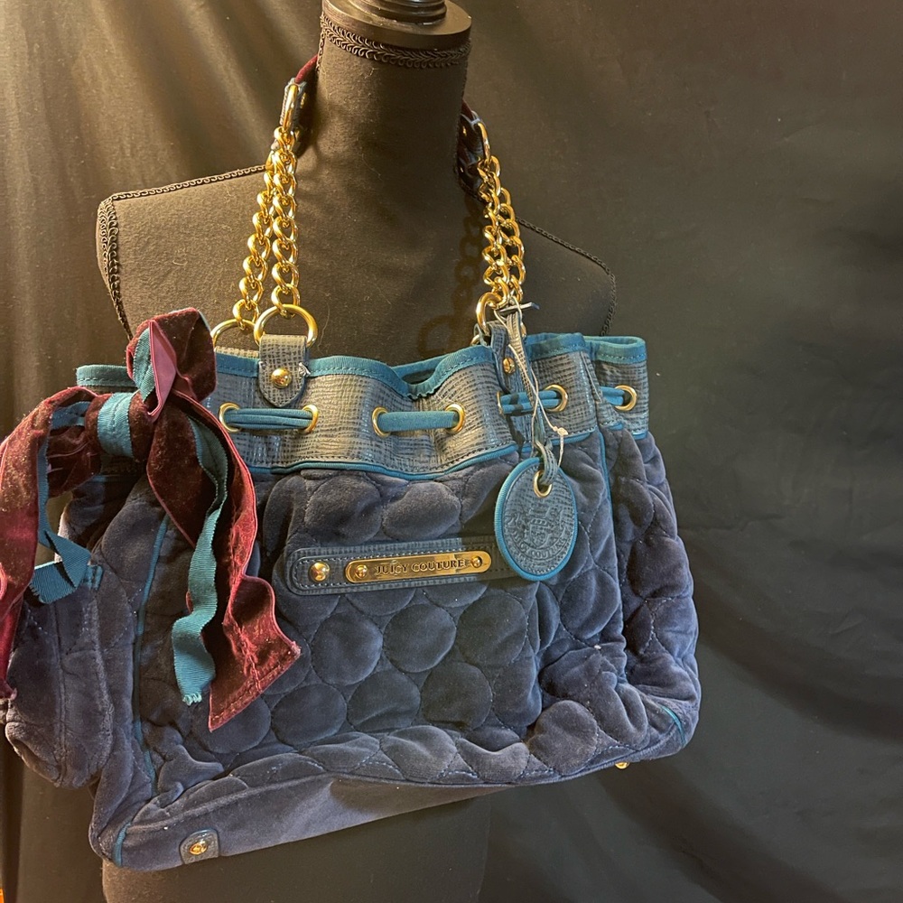 Juicy couture, Velour shoulder bag